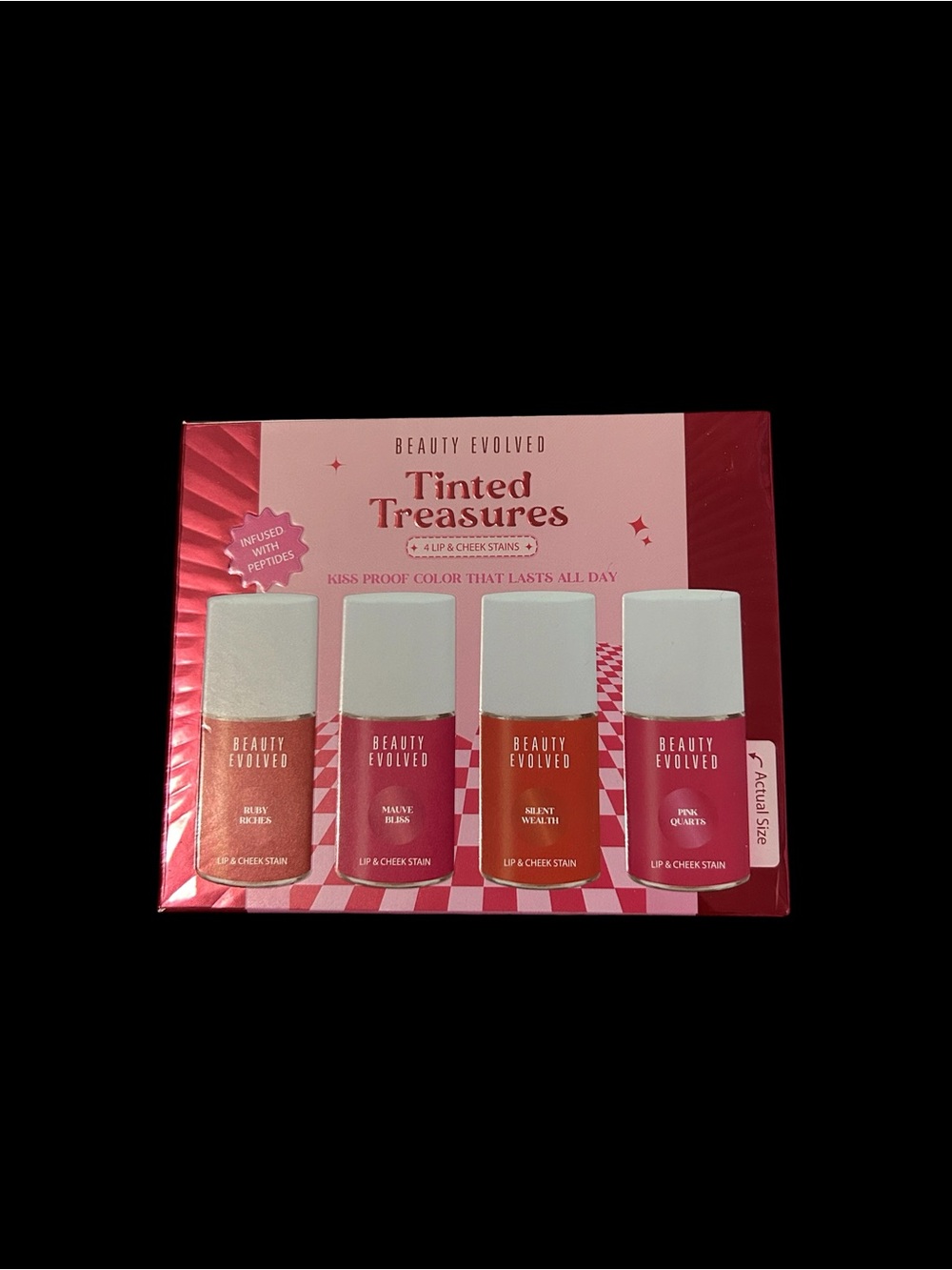 Beauty Evolved 4 lip and cheek stains NWT